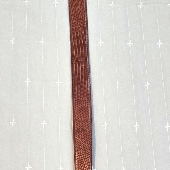 Handmade Chacon Lizard belt sz S/M - Picture 3 of 8